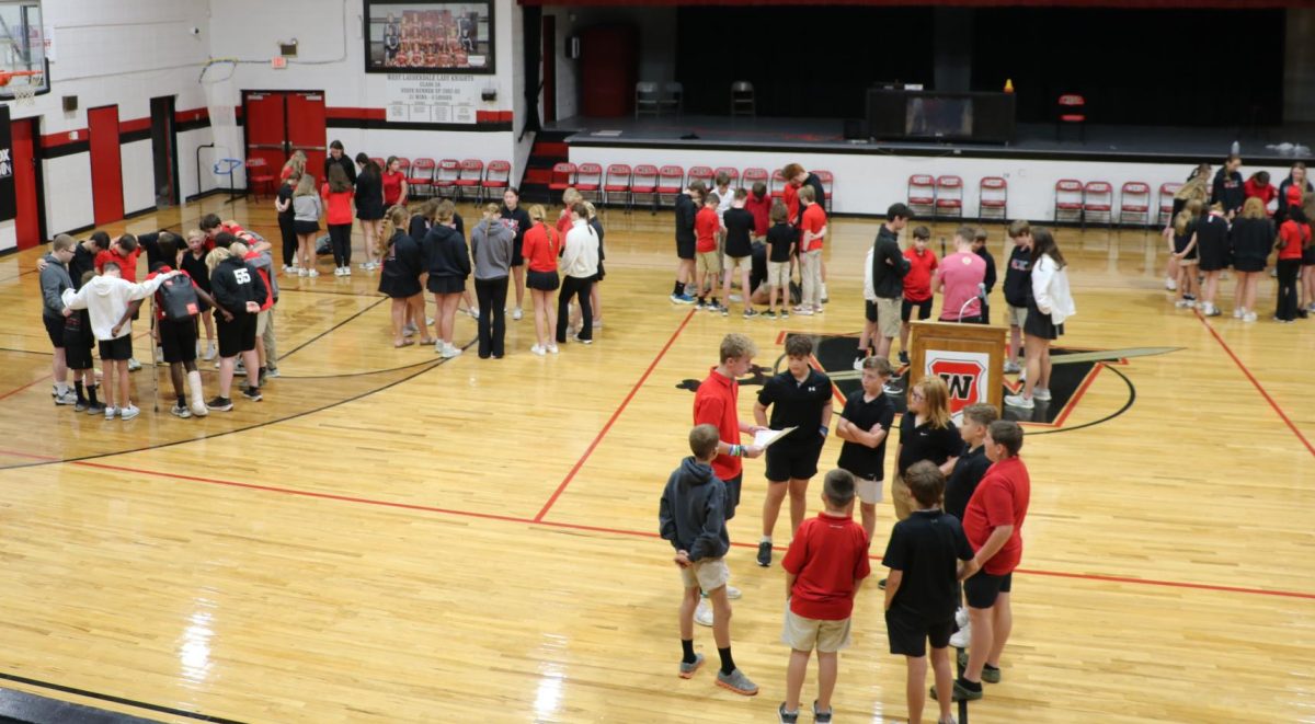 Students Gather Together for a Morning of Prayer