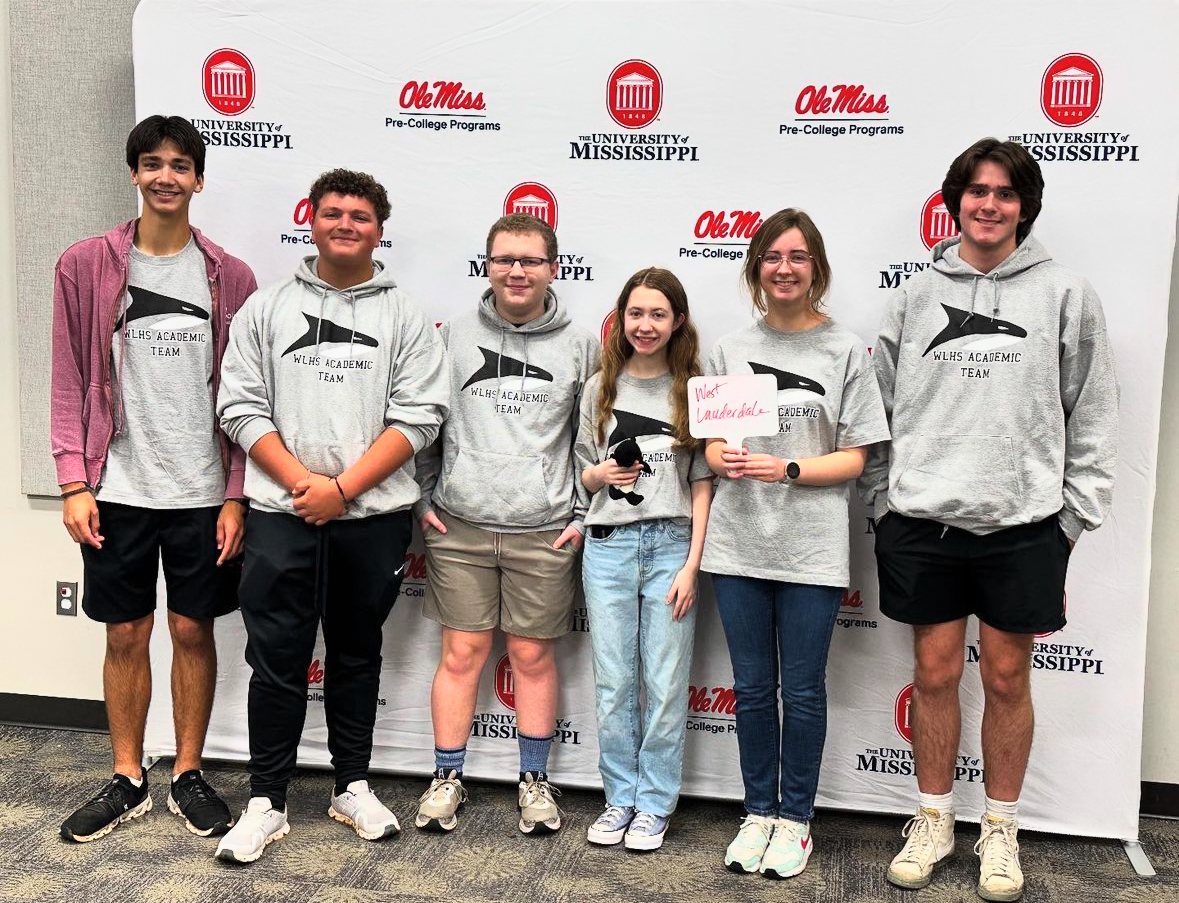 (From left to right) Cooper Sellers, Carson Myers, Joel West, Noelle Carey, Rhea Garrison, & Michael Lewis