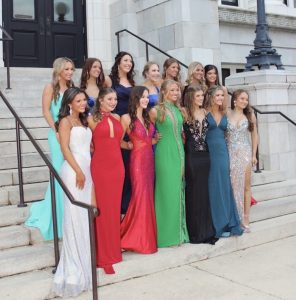 Dusty junior girls. Top row from L to R: Gracie Joyner, Laci Boswell, Lila Butler, Miley Zingler, Lila Whittington, Lanie Williams, Taylor Mowdy. Bottom row from L to R: Lexi Bryce Vinet, Audrey Smith, Ella Dahlke, Elizabeth Bailey, Eden Culpepper, Afton Westra, Graham Tillery.